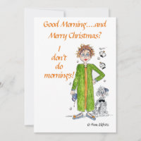 Familiar dizendo que não faço caricatura de manhãs