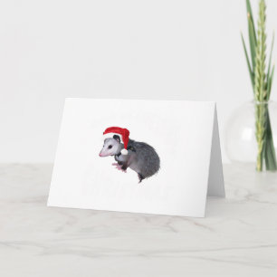 Cartão De Festividades Fantástico Possum Christmas