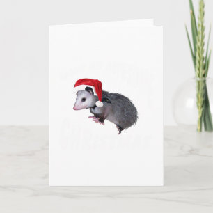 Cartão De Festividades Fantástico Possum Christmas