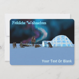 Cartão De Festividades Far North Christmas - Fröhliche Weihnachten