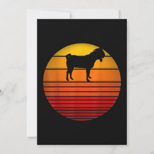 Cartão De Festividades Farmário Vintage Retro Sunset Funny Fazenda Capri