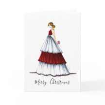Fashion Christmas Card Midnight Surpresa