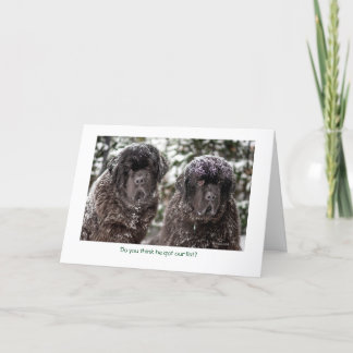 Cartão De Festividades Fazendo a uma lista… nós fomos bons!