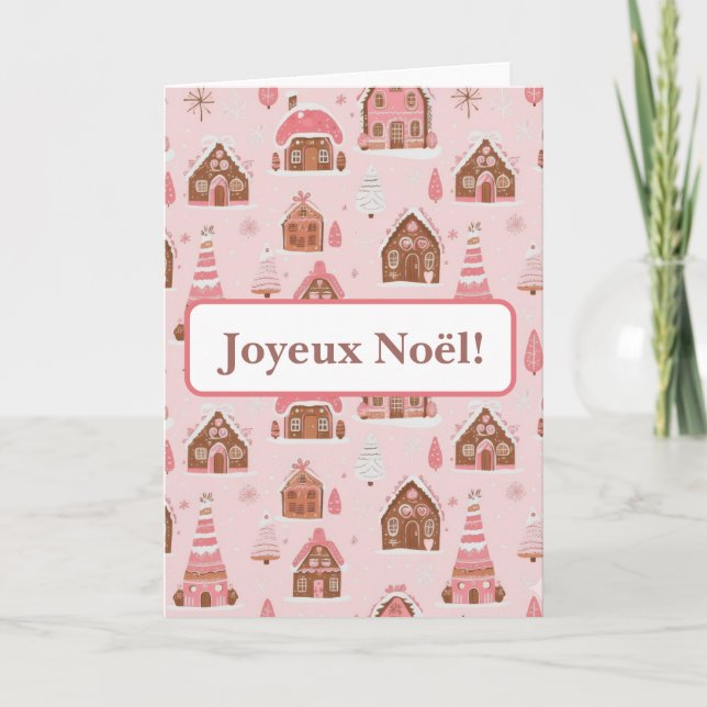 Cartão De Festividades Féerie Gourmande Noël avec texte personnalisable (Frente)