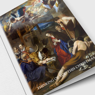 Cartão De Festividades Felicidade de Natividade de Encantamento Natal