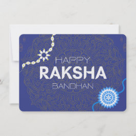 Cartão De Festividades Felicidade do Raksha Bandhan – Laço entre Irmãos e