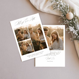 Cartão De Festividades Felicidade Eterna Casamento Natal Rústico Foto