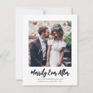 Cartão De Festividades Felicidade Eterna Para os Recém-Casados Foto Simpl