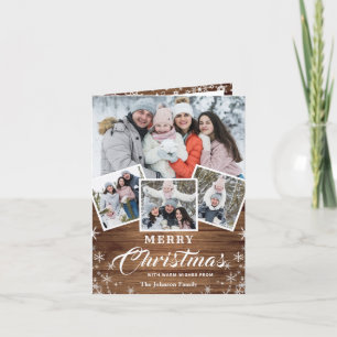 Cartão De Festividades Felicidade natalícia em madeira russa 4 FOTO Sauda