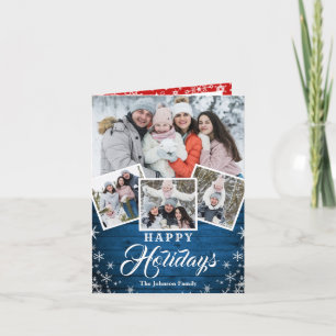 Cartão De Festividades Felicidade natalícia em madeira russa 6 FOTO Sauda