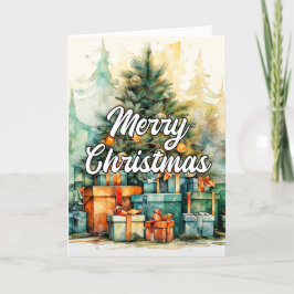 Cartão De Festividades Felicidades e Feliz Natal