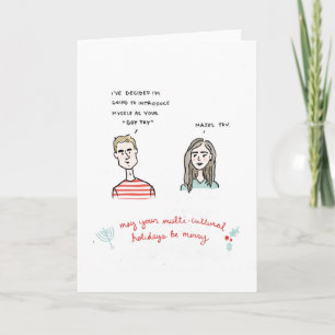 Cartão De Festividades Felicidades Multiculturais