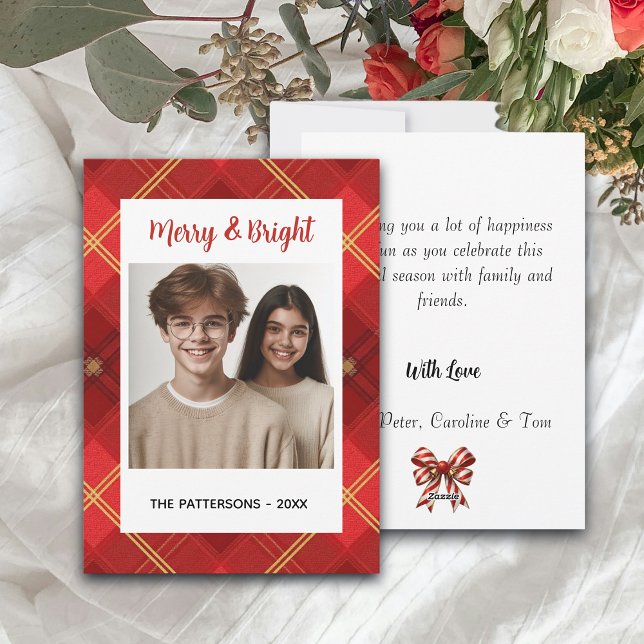 Cartão De Festividades Felicidades Personalizadas de Férias Diversão Xadr (Criador carregado)