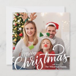 Cartão De Festividades Felicidades Simples Natal