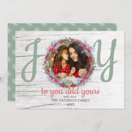 Cartão De Festividades Felicitações Festivas Joy Foto Feriado de Natal