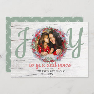 Cartão De Festividades Felicitações Festivas Joy Foto Feriado de Natal