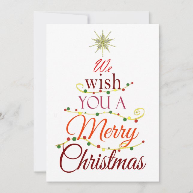 Cartão De Festividades Feliz (Frente)