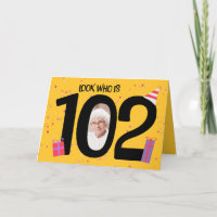 Feliz 102º Aniversário Grande Imagem 102