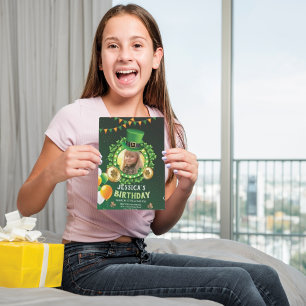 Cartão De Festividades Feliz 6º Aniversário, Dia de São Patrício 