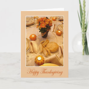 Cartão De Festividades Feliz Ação de Graças