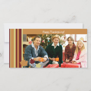 Cartão De Festividades Feliz Ação de Graças!