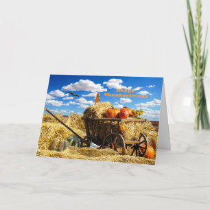 Cartão De Festividades Feliz Ação de Graças