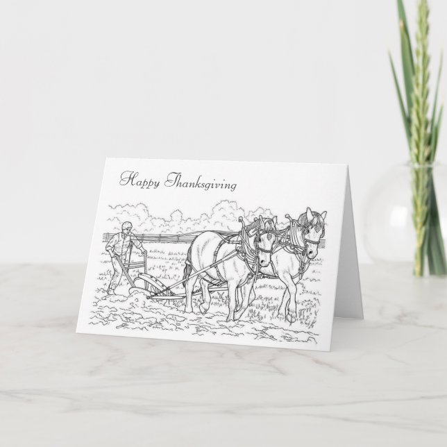 Cartão De Festividades Feliz Ação de Graças! (Frente)