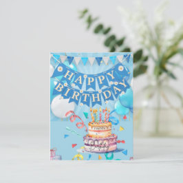 Cartão De Festividades Feliz aniversário