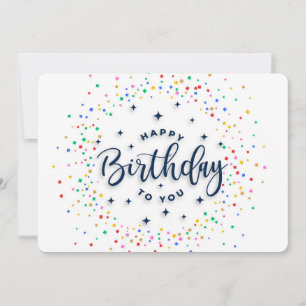 Cartão De Festividades Feliz aniversário