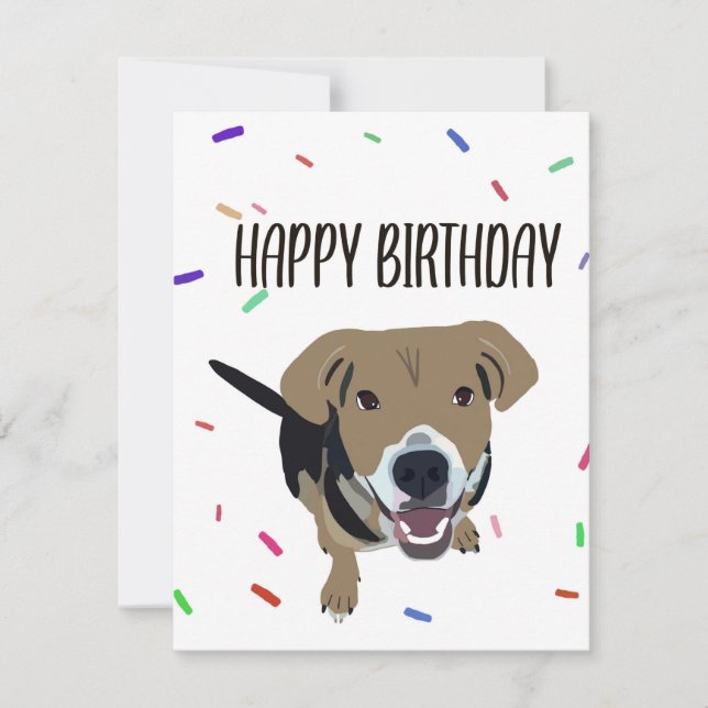 Cartão De Festividades Feliz aniversário! (Frente)