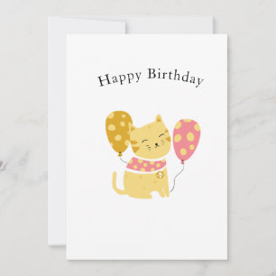 Cartão De Festividades Feliz aniversário