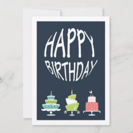 Cartão De Festividades Feliz aniversário