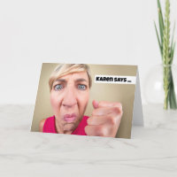 Feliz Aniversário Angry Karen Humor