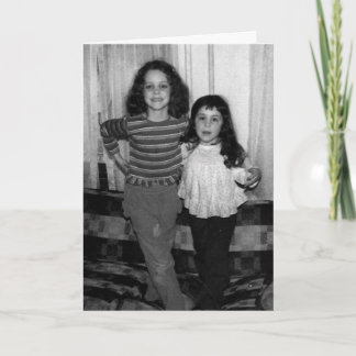 Cartão De Festividades Feliz aniversario - irmã