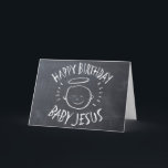 Cartão De Festividades Feliz Aniversário Jesus - Giz de Natal de Qualkboa<br><div class="desc">Às vezes é bom lembrar o que é celebrado com o "CRISTO". Partilhe o espírito da sua fé com os outros. As palavras dos cartões são, naturalmente, completamente personalizáveis. E não se esqueçam das etiquetas de endereço, adesivos e muito mais - basta verificar na nossa loja para ver mais itens...</div>
