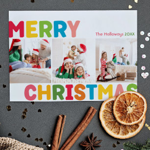 Cartão De Festividades Feliz Ano De Natal Na Revisão 3 Foto