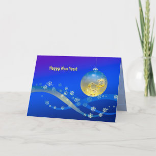 Cartão De Festividades Feliz Ano Novo!