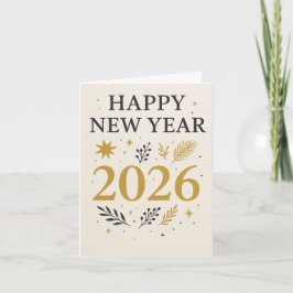 Cartão De Festividades feliz ano novo