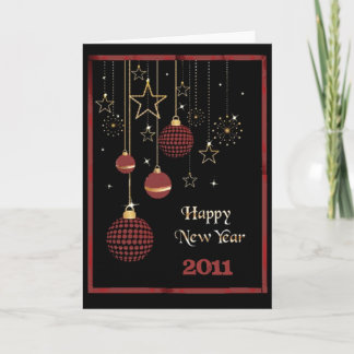 Cartão De Festividades Feliz ano novo