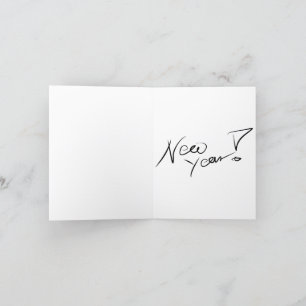 Cartão De Festividades Feliz ano novo