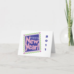 CARTÃO DE FESTIVIDADES FELIZ ANO NOVO