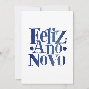 Cartão De Festividades Feliz Ano Novo
