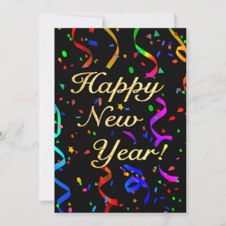Cartão De Festividades "Feliz ano novo!"