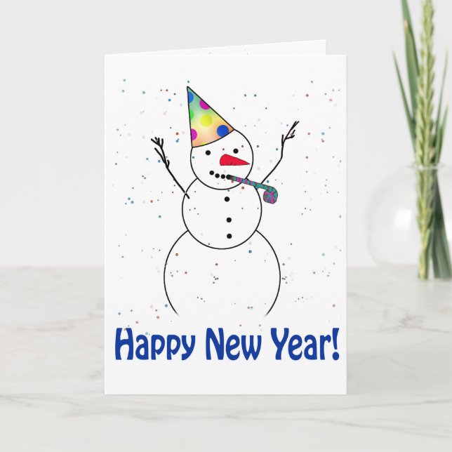 CARTÃO DE FESTIVIDADES FELIZ ANO NOVO! (Frente)