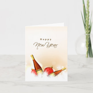 Cartão De Festividades Feliz Ano Novo
