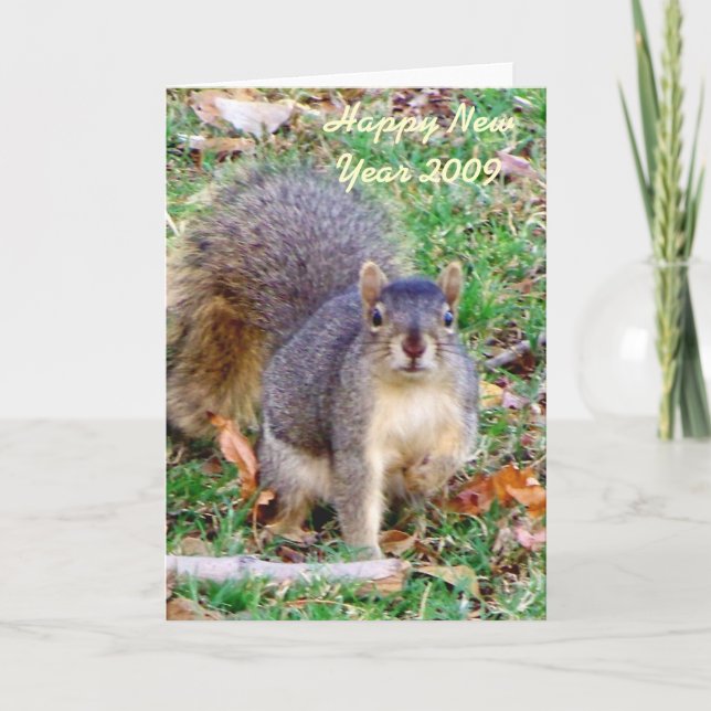 Cartão De Festividades Feliz ano novo 2009_ Card_by Elenne (Frente)