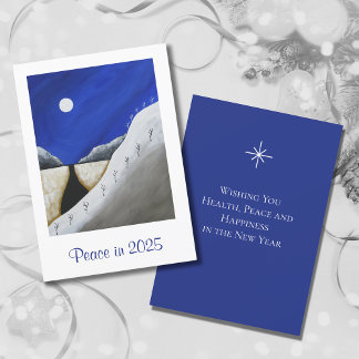 Cartão De Festividades Feliz ano novo 2023 Desert Southwest Peace