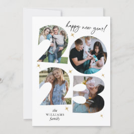 Cartão De Festividades Feliz Ano Novo 2023 Foto