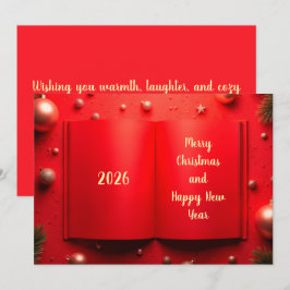 Cartão De Festividades Feliz ano novo 2026