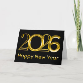 Cartão De Festividades feliz ano novo 2026